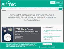 Tablet Screenshot of airmic.com